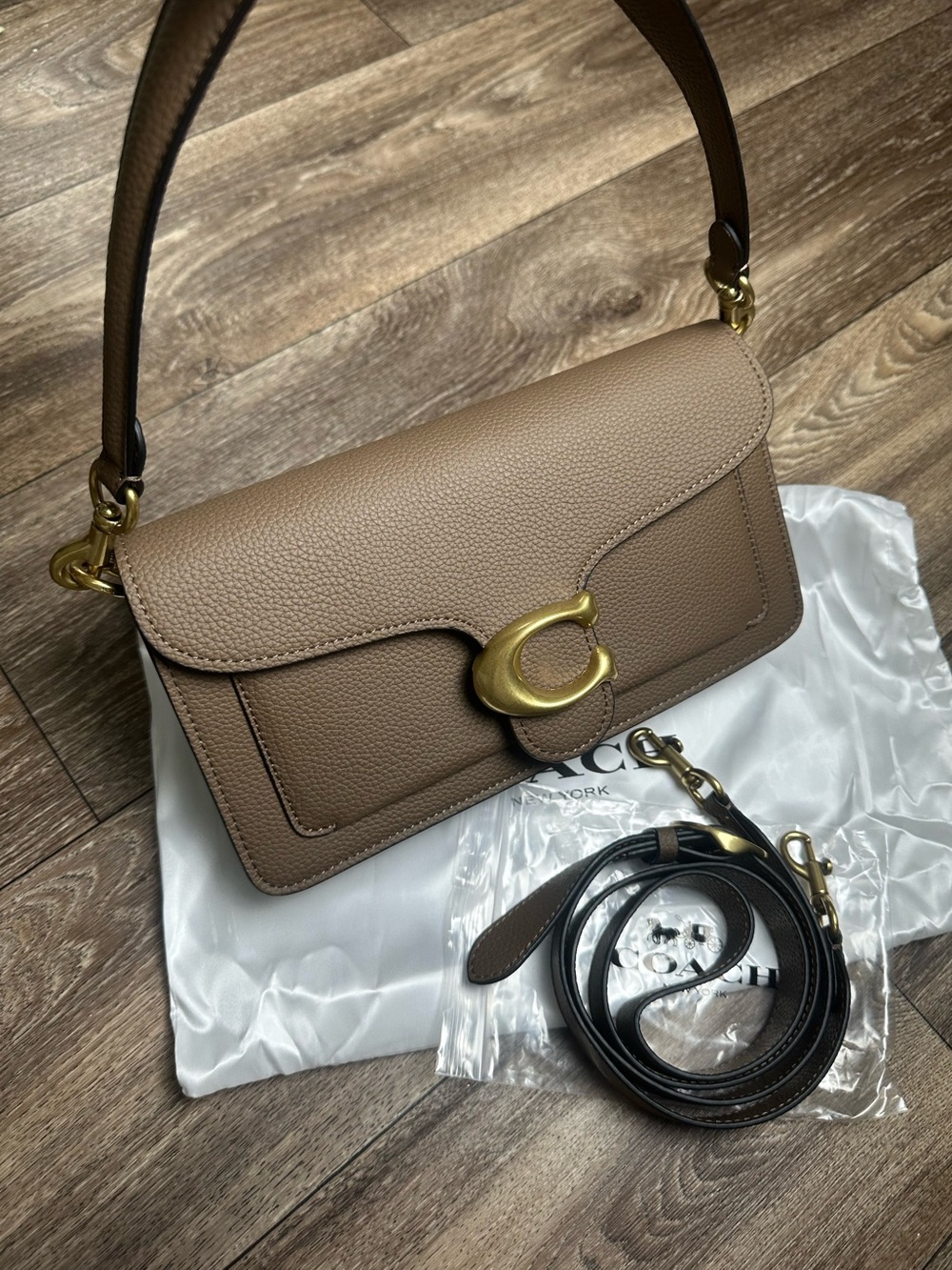 Coach Tabby Shoulder Bag 26 brown